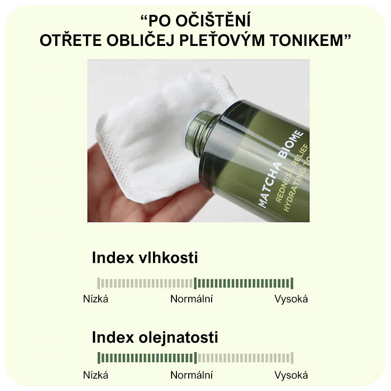 Matcha Biome Toner - použití 